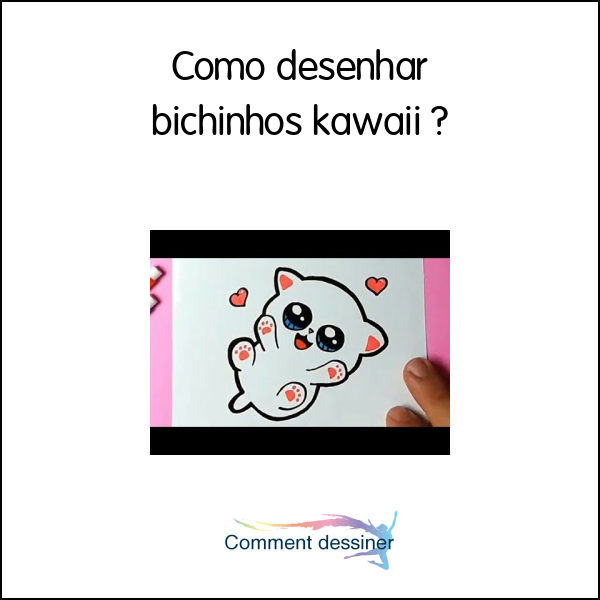 Como desenhar bichinhos kawaii